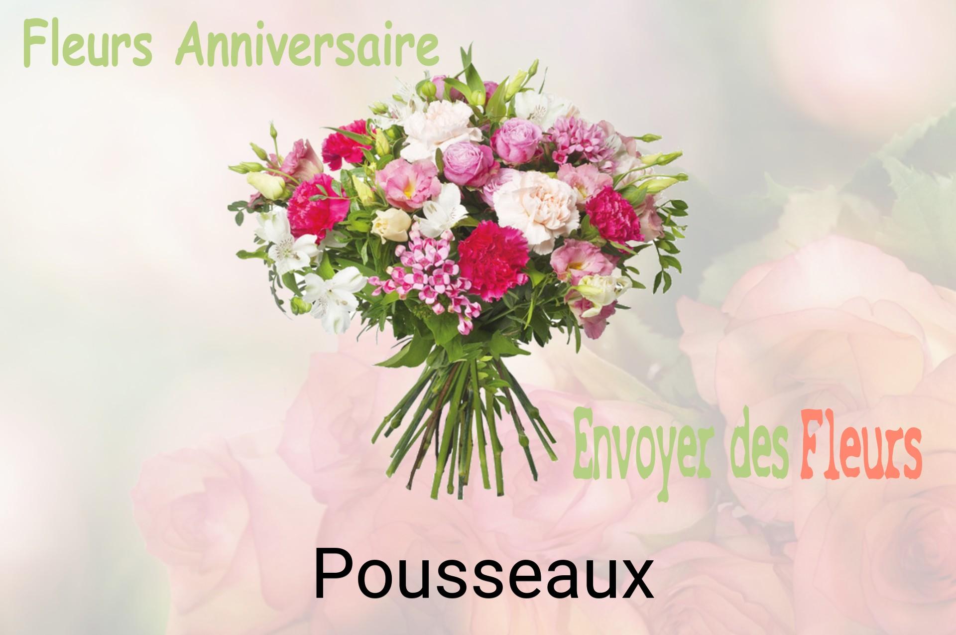 Bouquet de fleurs d’anniversaire livré à Pousseaux